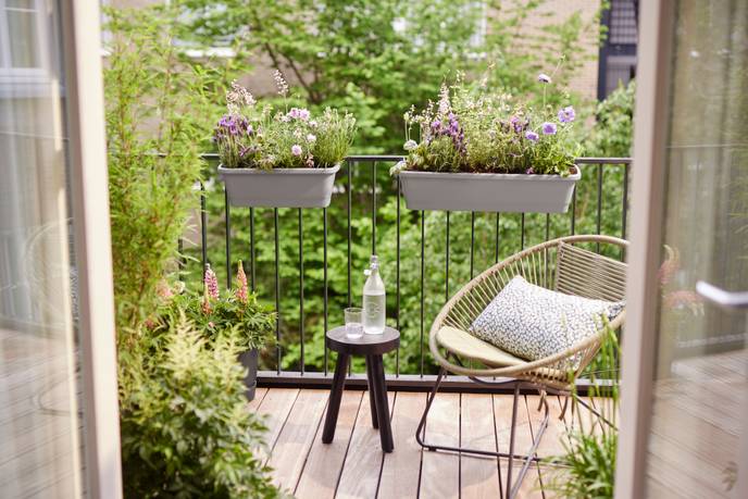 noa balconnière xl gris chaud